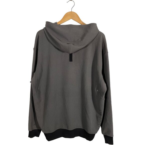 Lululemon Shift Stitch Pullover Hoodie Gray / Black mens size Large - Picture 2 of 7